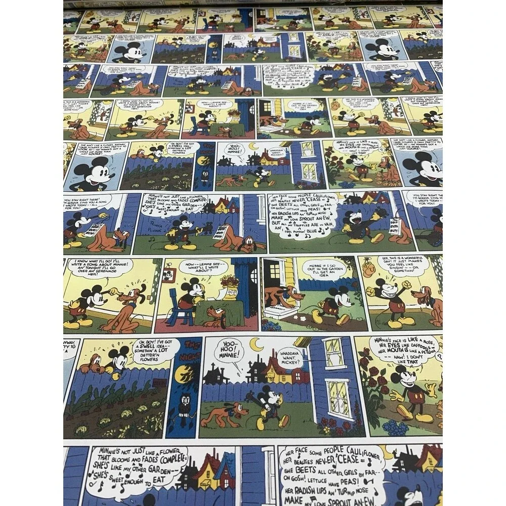 Vintage Imperial Mickey Mouse Wallpaper DFO59691, 20.5 Inches Wide X 11yds Long.